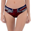 Union Jack Flag Uk Patriotic Reversible Classic Bikini Bottoms View1