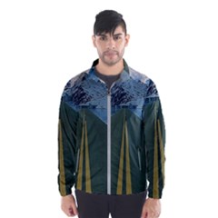 Road Ice Landscape Wind Breaker (men) by Celenk