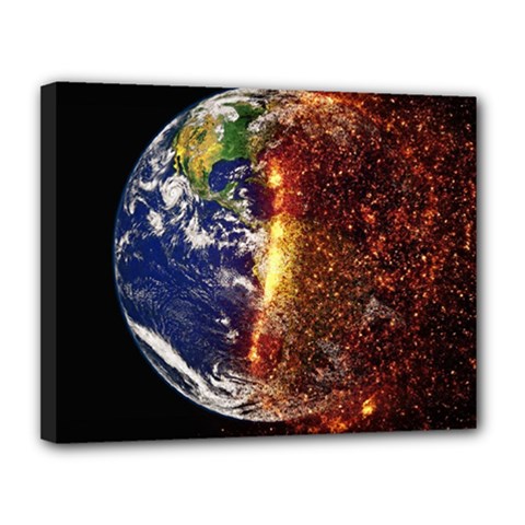 Climate Change Global Warming Canvas 14  X 11  by Celenk