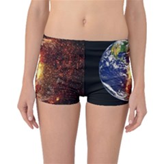 Climate Change Global Warming Boyleg Bikini Bottoms by Celenk