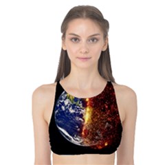 Climate Change Global Warming Tank Bikini Top by Celenk