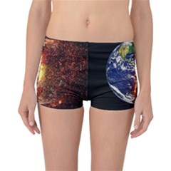 Climate Change Global Warming Reversible Boyleg Bikini Bottoms by Celenk