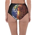 Climate Change Global Warming Reversible High-Waist Bikini Bottoms View2