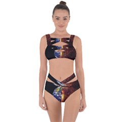 Climate Change Global Warming Bandaged Up Bikini Set  by Celenk