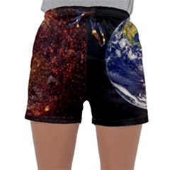 Climate Change Global Warming Sleepwear Shorts by Celenk