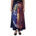 Climate Change Global Warming Flared Maxi Skirt View1