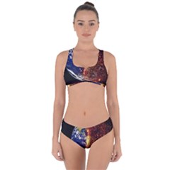 Climate Change Global Warming Criss Cross Bikini Set by Celenk