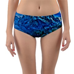 Pathway Nature Landscape Outdoor Reversible Mid-waist Bikini Bottoms by Celenk