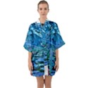 Pathway Nature Landscape Outdoor Quarter Sleeve Kimono Robe View1