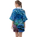 Pathway Nature Landscape Outdoor Quarter Sleeve Kimono Robe View2