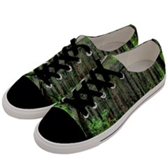 Forest Woods Nature Landscape Tree Men s Low Top Canvas Sneakers