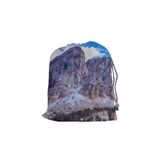 Rock Sky Nature Landscape Stone Drawstring Pouches (small)  by Celenk