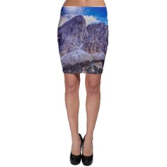 Rock Sky Nature Landscape Stone Bodycon Skirt by Celenk