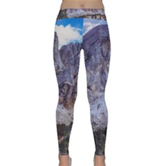 Rock Sky Nature Landscape Stone Classic Yoga Leggings by Celenk