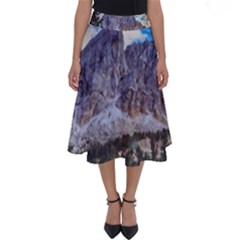 Rock Sky Nature Landscape Stone Perfect Length Midi Skirt by Celenk