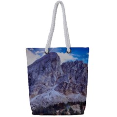 Rock Sky Nature Landscape Stone Full Print Rope Handle Tote (small) by Celenk