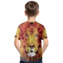 Fractal Lion Kids  Cotton Tee View2