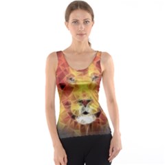 Fractal Lion Tank Top by Celenk