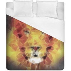 Fractal Lion Duvet Cover (california King Size) by Celenk