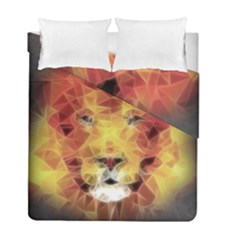 Fractal Lion Duvet Cover Double Side (full/ Double Size) by Celenk