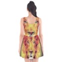 Fractal Lion Scoop Neck Skater Dress View2