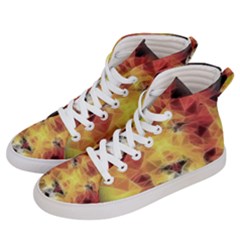 Fractal Lion Women s Hi-top Skate Sneakers by Celenk