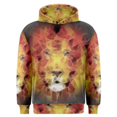 Fractal Lion Men s Overhead Hoodie