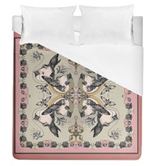 Vintage Birds Duvet Cover (queen Size) by Celenk