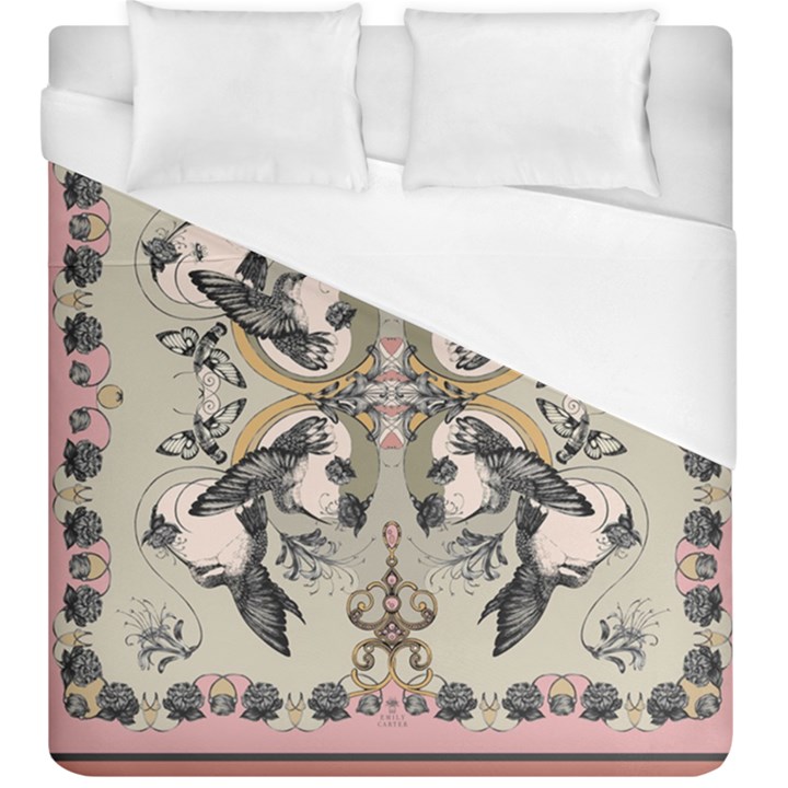 Vintage Birds Duvet Cover (King Size)