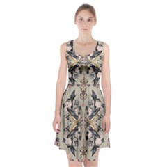 Vintage Birds Racerback Midi Dress