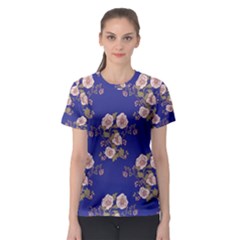 Ndigo Bedding Floral Women s Sport Mesh Tee