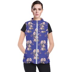 Ndigo Bedding Floral Women s Puffer Vest