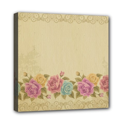 Shabby Country Mini Canvas 8  X 8  by NouveauDesign