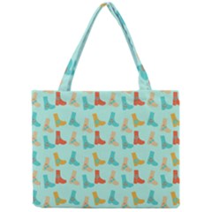 Blue Orange Boots Mini Tote Bag by snowwhitegirl