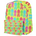 Colorful Robots Giant Full Print Backpack View4