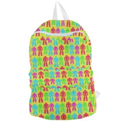 Colorful Robots Foldable Lightweight Backpack