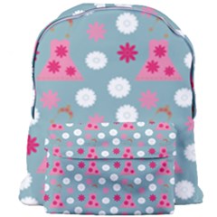 Pink Dress Blue Giant Full Print Backpack