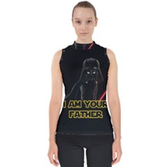 Darth Vader Cat Shell Top by Valentinaart