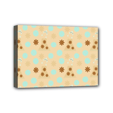 Beige Dress Mini Canvas 7  X 5  by snowwhitegirl