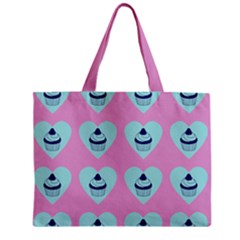 Cupcakes In Pink Zipper Mini Tote Bag by snowwhitegirl