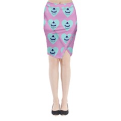 Cupcakes In Pink Midi Wrap Pencil Skirt by snowwhitegirl