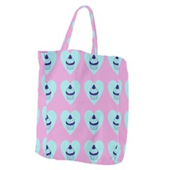 Cupcakes In Pink Giant Grocery Zipper Tote by snowwhitegirl