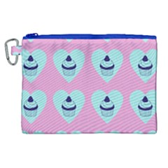 Cupcakes In Pink Canvas Cosmetic Bag (xl) by snowwhitegirl