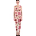 Cream Retro Dots OnePiece Catsuit View1