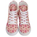 Cream Retro Dots Women s Hi-Top Skate Sneakers View1