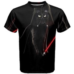 Darth Vader Cat Men s Cotton Tee by Valentinaart