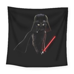 Darth Vader Cat Square Tapestry (large) by Valentinaart