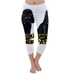 Darth Vader Cat Capri Winter Leggings  by Valentinaart