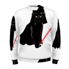 Darth Vader Cat Men s Sweatshirt by Valentinaart