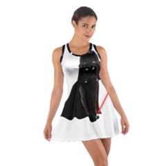 Darth Vader Cat Cotton Racerback Dress by Valentinaart